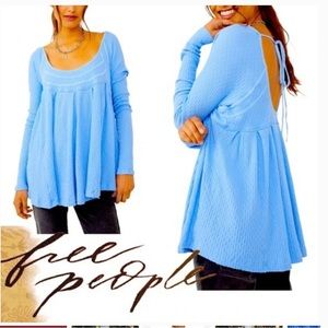 Darling long sleeve baby doll free people top